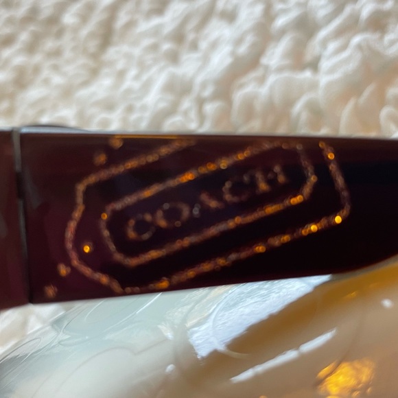 💕👀 VINTAGE AUTHENTIC Coach Sunglasses with Gold Stamp detailing. Beautiful!! - Picture 8 of 12